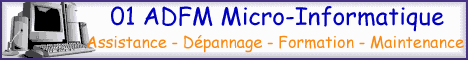 01 ADFM depannage informatique domicile/site PC/Portable Disques Dur en panne recuperation de donnees alarmes Gestion EBP Antivirus PC Cillin DVD Duplication Location Ordinateur Portable Location Ordinateur Desktop
